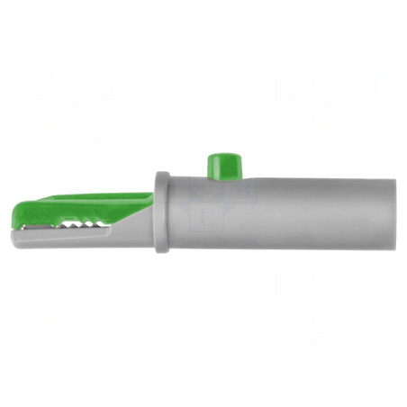 Bornă crocodil verde 6A 70VDC max.6mm | Electronic-mag.ro | Componente Electronice