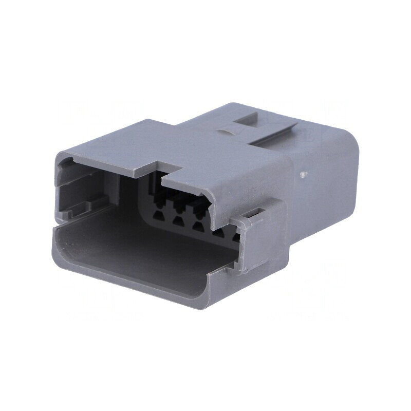 Conector AT Tată Mufă pe Cablu 12-PIN Gri IP67 | Electronic-mag.ro | Componente Electronice