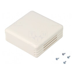 Carcasă pentru Alarmă SENSES 71x71x27mm ABS Albă | Electronic-mag.ro | Componente Electronice