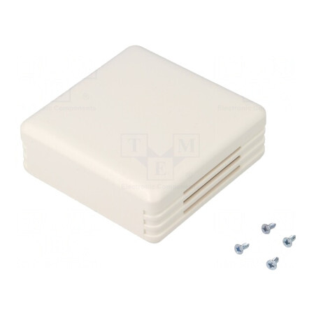 Carcasă pentru Alarmă SENSES 71x71x27mm ABS Albă | Electronic-mag.ro | Componente Electronice