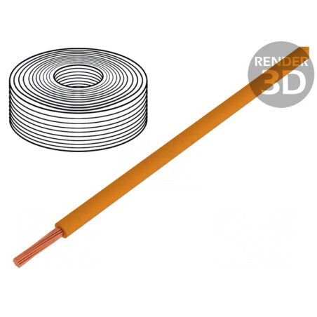 Cablu PVC Portocaliu 10m 60V 0,14mm2 | Electronic-mag.ro | Componente Electronice