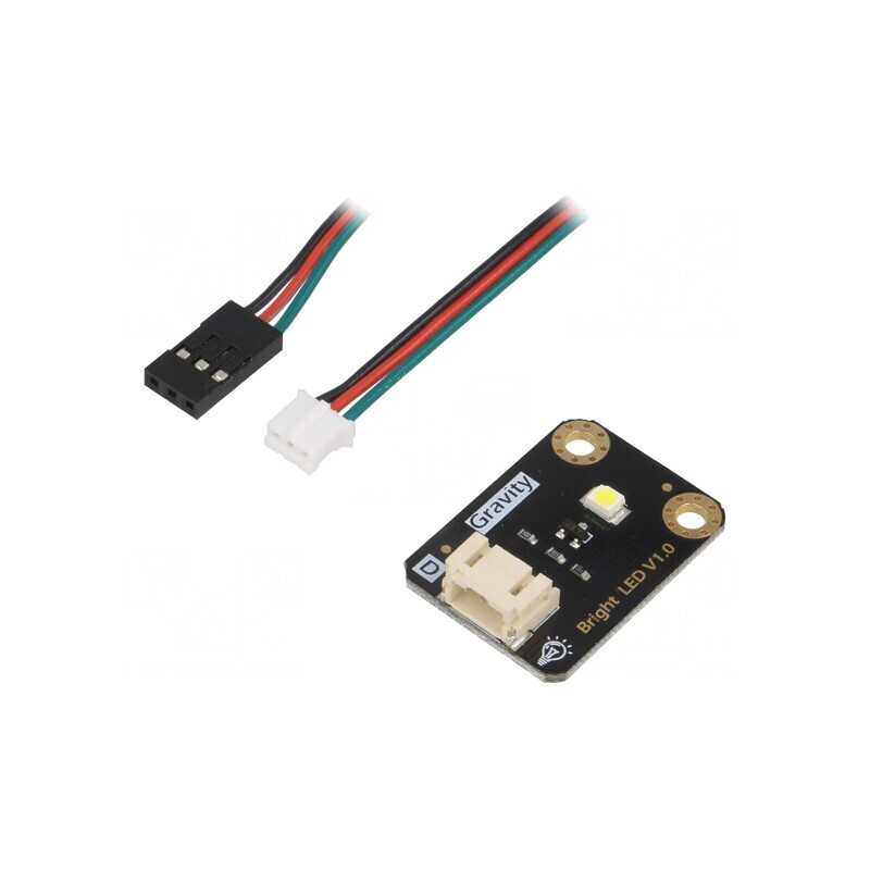 Modul LED Gravity 5V Alb 30x22mm | Electronic-mag.ro | Componente Electronice