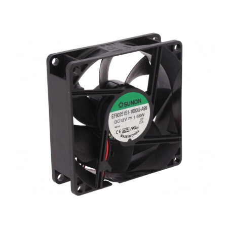 Ventilator DC Axial 12V 80x80mm 69m3/h 33dBA | Electronic-mag.ro | Componente Electronice