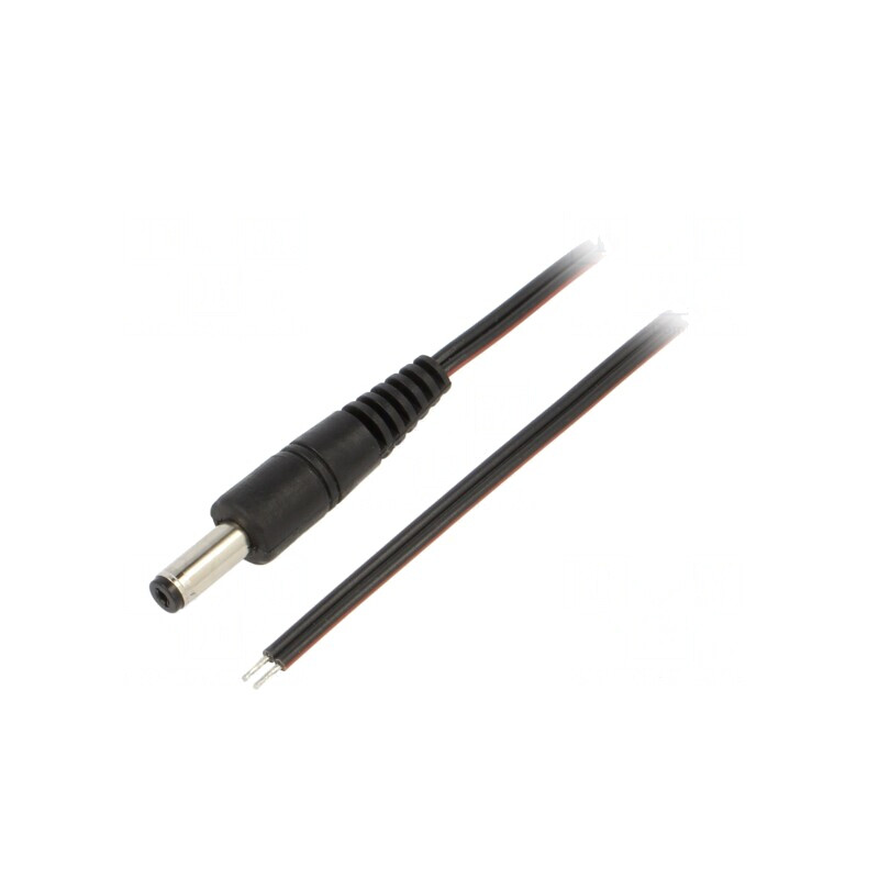 Cablu Alimentare DC 4,8/1,7mm Negru 0,5m | Electronic-mag.ro | Componente Electronice
