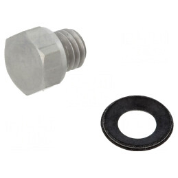 Obturator Aluminiu Anodizat M5 Cu Garnitură NBR | Electronic-mag.ro | Componente Electronice