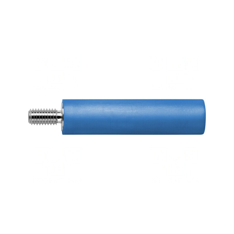 Soclu Banană 4mm 32A Albastru Nichelat | Electronic-mag.ro | Componente Electronice
