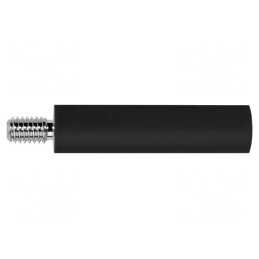 Soclu Banană 4mm 32A Negru Nichelat | Electronic-mag.ro | Componente Electronice