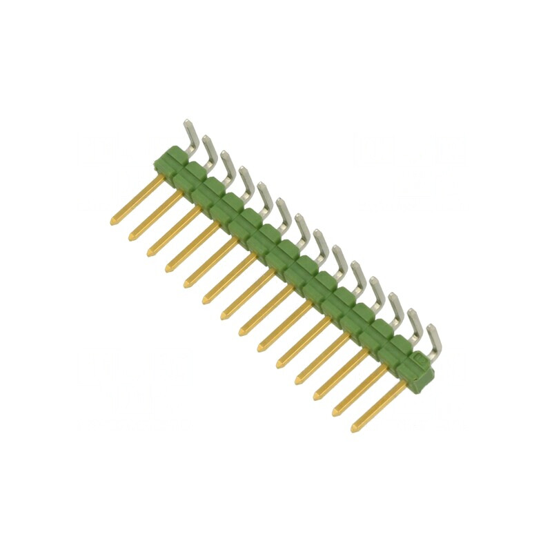 Conector tată 14 pini în unghi 90° AMPMODU MOD II | Electronic-mag.ro | Componente Electronice