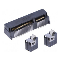Conector PCI Express Mini Orizontal SMT Aurit 52 Pinuri