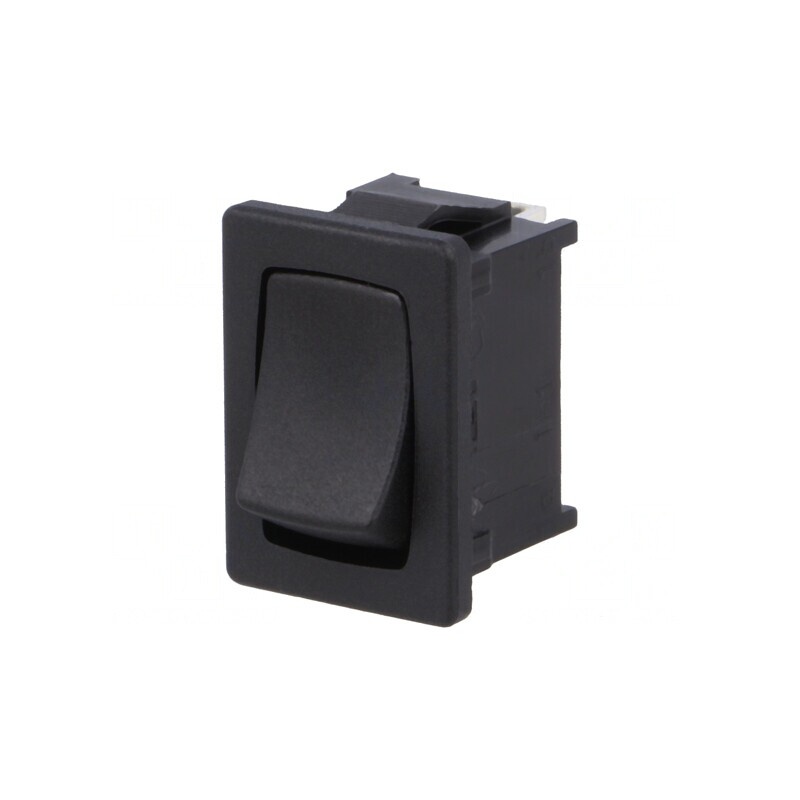 Comutator Basculant SPDT ON-OFF 10A/250VAC Negru IP40 | Electronic-mag.ro | Componente Electronice