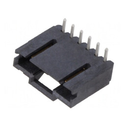Soclu Cablu-Placă AMPMODU MTE 2,54mm 6 Pin THT Aurit | Electronic-mag.ro | Componente Electronice