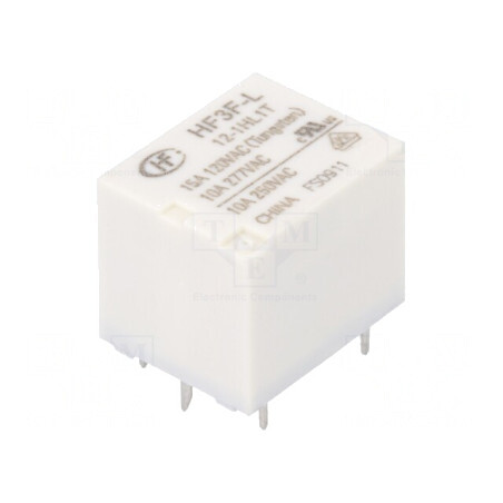 Releu electromagnetic 12VDC 15A 10A/277VAC | Electronic-mag.ro | Componente Electronice