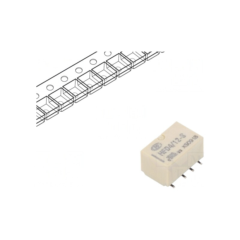 Releu Electromagnetic DPDT 12VDC 2A PCB | Electronic-mag.ro | Componente Electronice