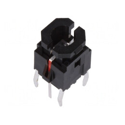 Microîntrerupător TACT SPST-NO cu LED 0,05A/12VDC