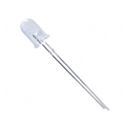 LED 5mm Alb Rece 16000mcd 22° 3.6-4V | Electronic-mag.ro | Componente Electronice