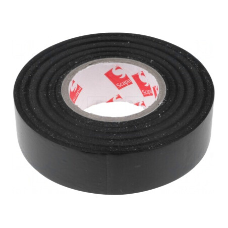 Bandă Electroizolantă Neagră 19mm x 25m | Electronic-mag.ro | Componente Electronice