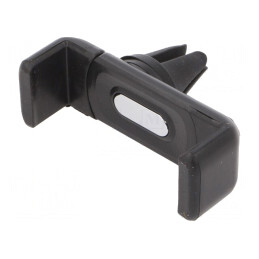 Suport Auto Negru Grilă Ventilație 50-85mm | Electronic-mag.ro | Componente Electronice