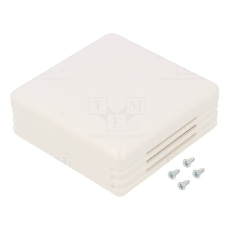 Carcasă alarmă ABS albă 71x71x27mm SENSES | Electronic-mag.ro | Componente Electronice