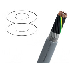 Cablu MOTIONLINE Advanced PVC Gri 2x0,5mm2 600V | Electronic-mag.ro | Componente Electronice