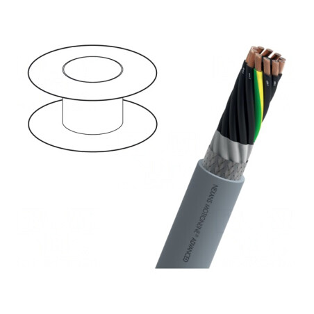 Cablu MOTIONLINE Advanced PVC Gri 2x0,5mm2 600V | Electronic-mag.ro | Componente Electronice