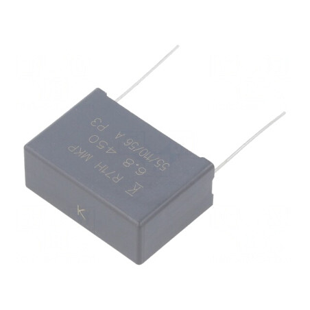 Condensator Polipropilenă 6,8uF THT ±10% | Electronic-mag.ro | Componente Electronice