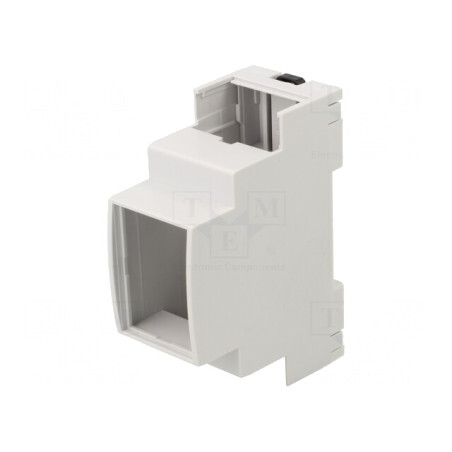 Carcasă pentru Șină DIN Gri 90x36x67 mm 2 Module | Electronic-mag.ro | Componente Electronice