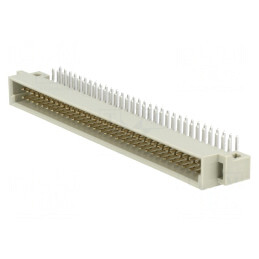 Conector Soclu DIN 41612 tip B 64 PIN THT 90° | Electronic-mag.ro | Componente Electronice