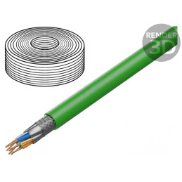 Cablu Ethernet Cat 8.2 S/FTP 500m Verde | Electronic-mag.ro | Componente Electronice