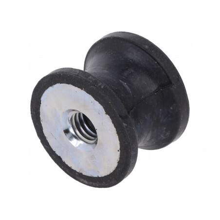 Atenuator Vibrații M6 20mm Guma | Electronic-mag.ro | Componente Electronice