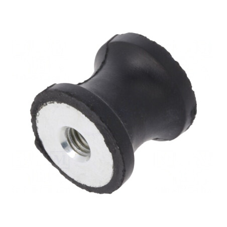 Atenuator de Vibrații M6 20mm Guma | Electronic-mag.ro | Componente Electronice