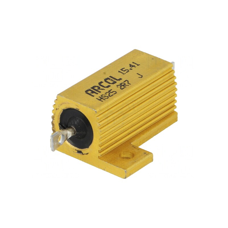 Rezistor Bobinat Radiator 2.7Ω 25W | Electronic-mag.ro | Componente Electronice