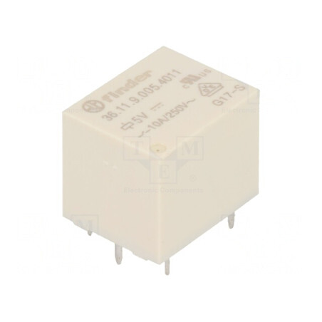 Releu Electromagnetic SPDT 5VDC 15A 10A/250VAC PCB | Electronic-mag.ro | Componente Electronice
