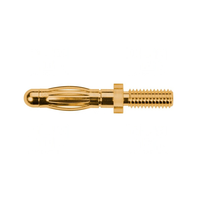 Mufă Banană Aurită 4mm 32A | Electronic-mag.ro | Componente Electronice