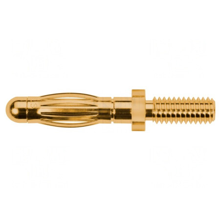 Mufă Banană Aurită 4mm 32A | Electronic-mag.ro | Componente Electronice