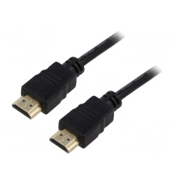 Cablu HDMI 2.0 HDCP 2.2 3m Negru | Electronic-mag.ro | Componente Electronice