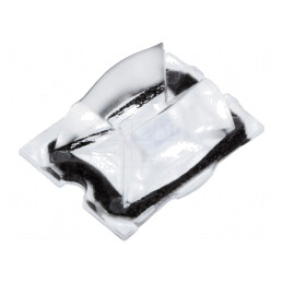 Lentilă LED dreptunghiulară transparentă PMMA | Electronic-mag.ro | Componente Electronice