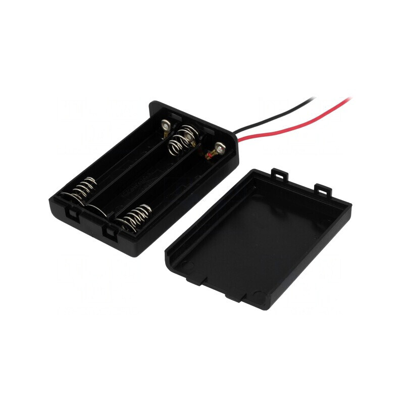 Suport Baterii AAA R3 cu Cabluri 150mm | Electronic-mag.ro | Componente Electronice