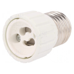 Reducție Dulie Albă 34mm pentru Bec | Electronic-mag.ro | Componente Electronice
