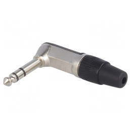 Mufă Jack 6,3mm Stereo Unghi 90° | Electronic-mag.ro | Componente Electronice
