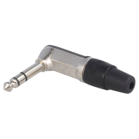Mufă Jack 6,3mm Stereo Unghi 90° | Electronic-mag.ro | Componente Electronice