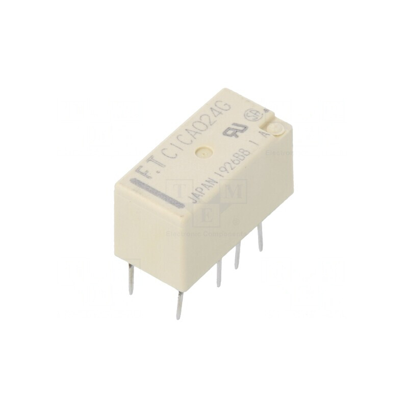 Releu electromagnetic DPDT 24VDC 2A | Electronic-mag.ro | Componente Electronice