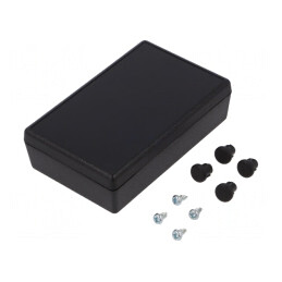 Carcasă Universală ABS Neagră 57x92x25mm | Electronic-mag.ro | Componente Electronice