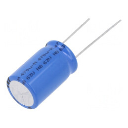 Condensator Electrolitic THT 470uF 63V 16x25mm | Electronic-mag.ro | Componente Electronice