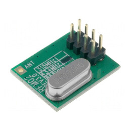 Emițător RF FM FSK 433,92MHz 2,2-5,4V THT | Electronic-mag.ro | Componente Electronice