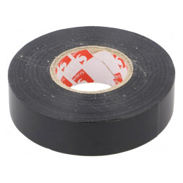 Bandă Electroizolantă 19mm x 20m Neagră | Electronic-mag.ro | Componente Electronice