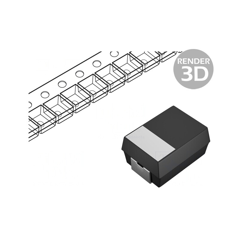 Condensator Tantal 22uF 35V SMD 2917 | Electronic-mag.ro | Componente Electronice