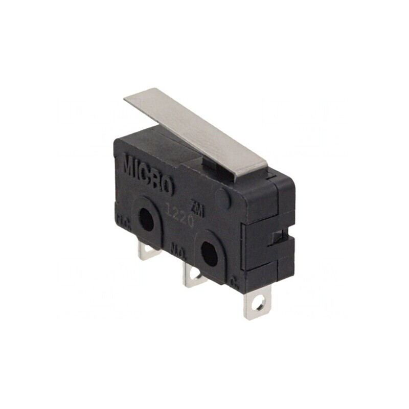 Microîntrerupător cu Manetă Snap Action 5A 250VAC 30VDC | Electronic-mag.ro | Componente Electronice