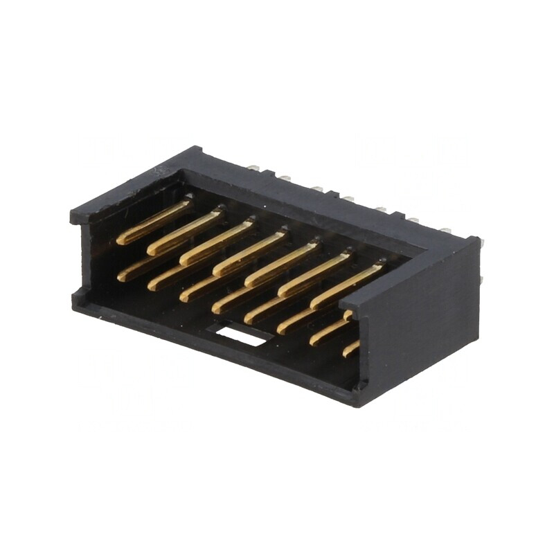 Soclu cablu-placă tată 2,54mm 16 pini THT AMPMODU MOD II | Electronic-mag.ro | Componente Electronice