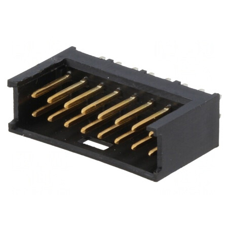 Soclu cablu-placă tată 2,54mm 16 pini THT AMPMODU MOD II | Electronic-mag.ro | Componente Electronice