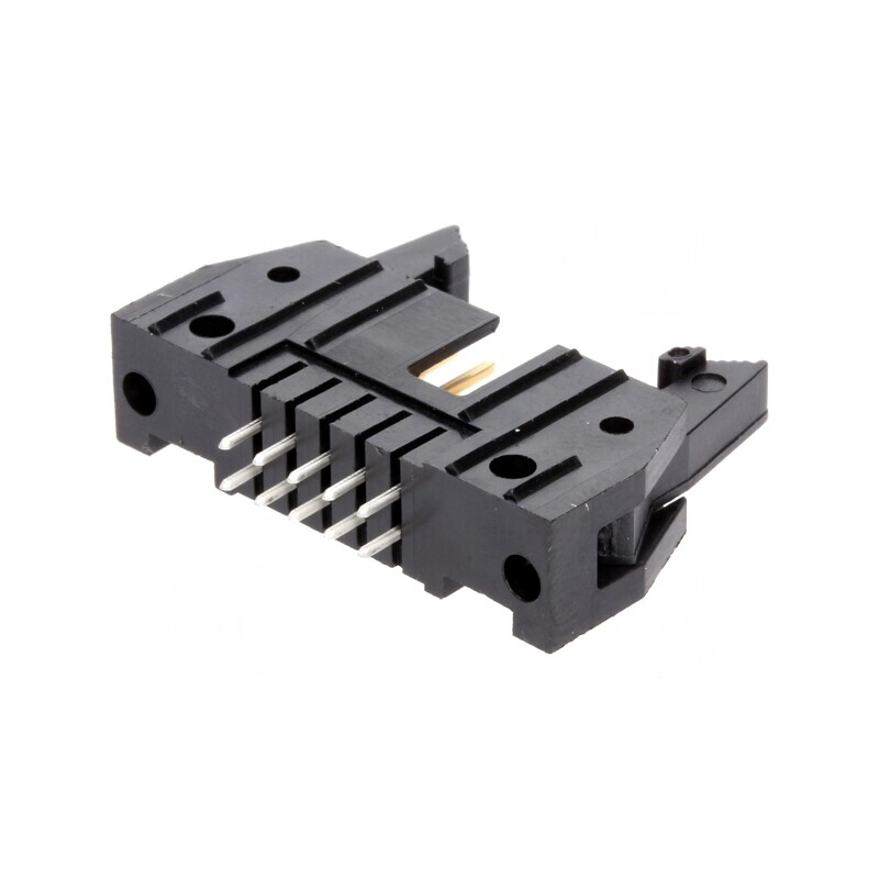 Soclu IDC Tată 10 PIN Drept cu Ejector Aurit 2.54mm | Electronic-mag.ro | Componente Electronice